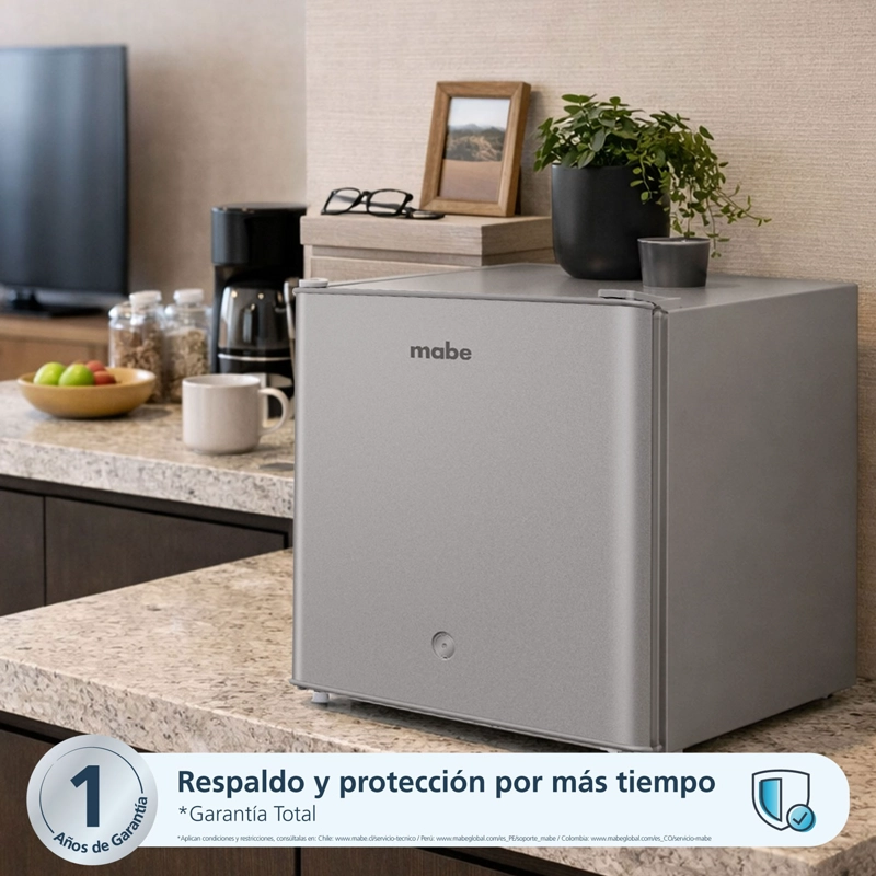 FRIGOBAR 42 L BRUTOS INOXIDABLE MABE RMF02LRX1 - 6