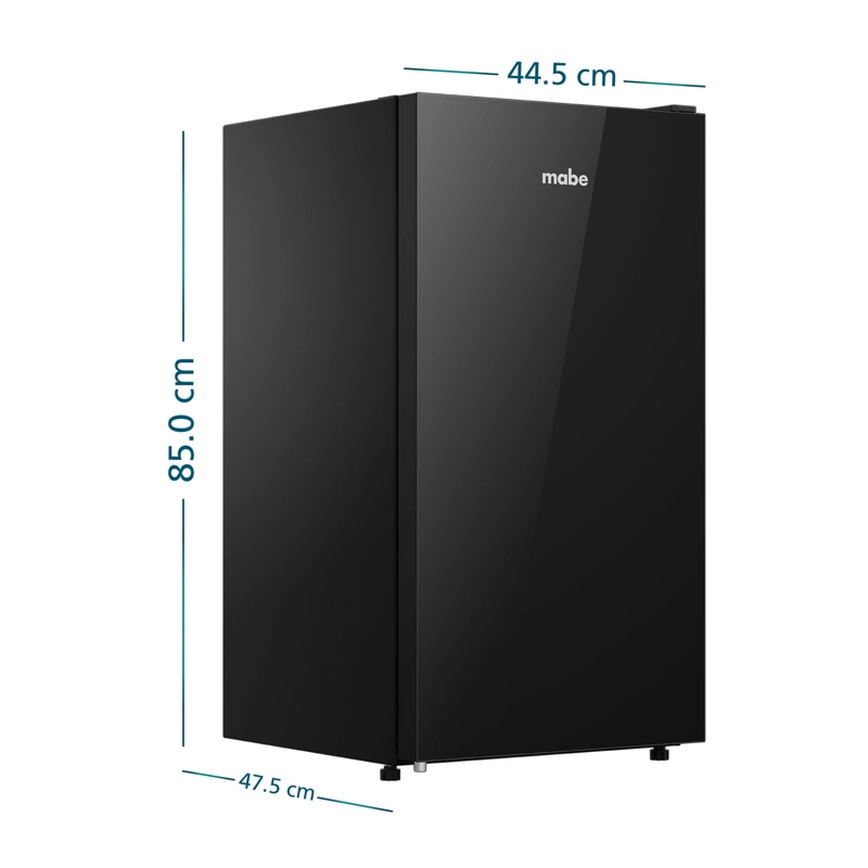 FRIGOBAR 90 L BRUTOS BLACK GLASS MABE RMF04HV1 - 3