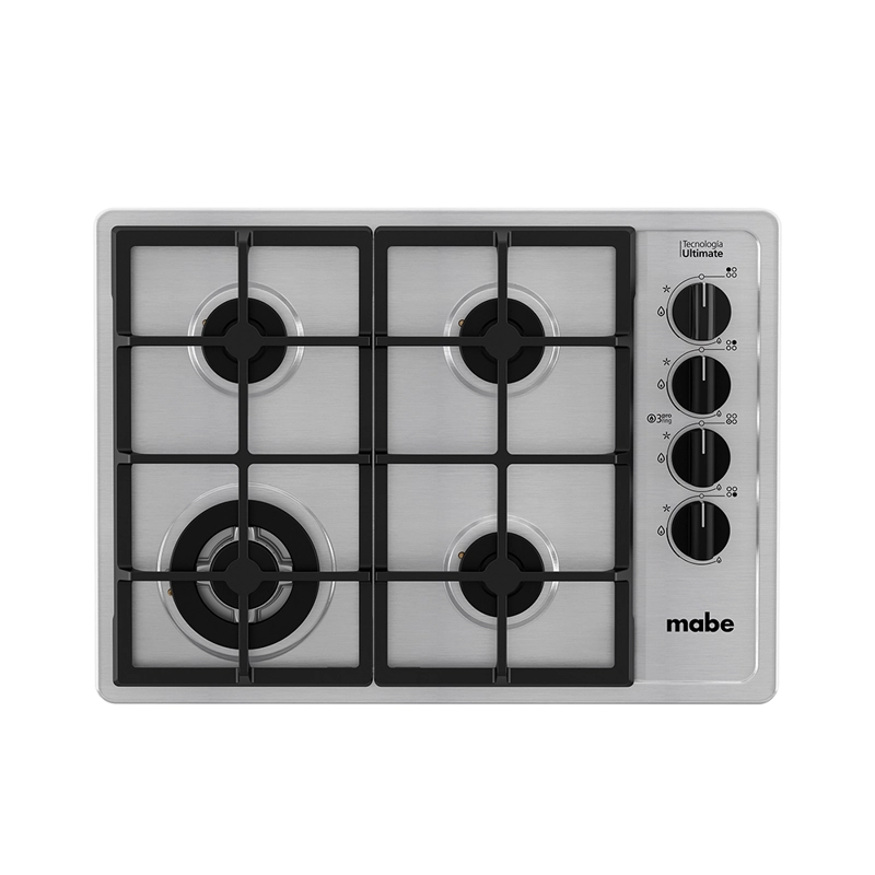 ENCIMERA A GAS 4 PLATOS 60CM INOX CMG6044LD-1CL MABE - 1
