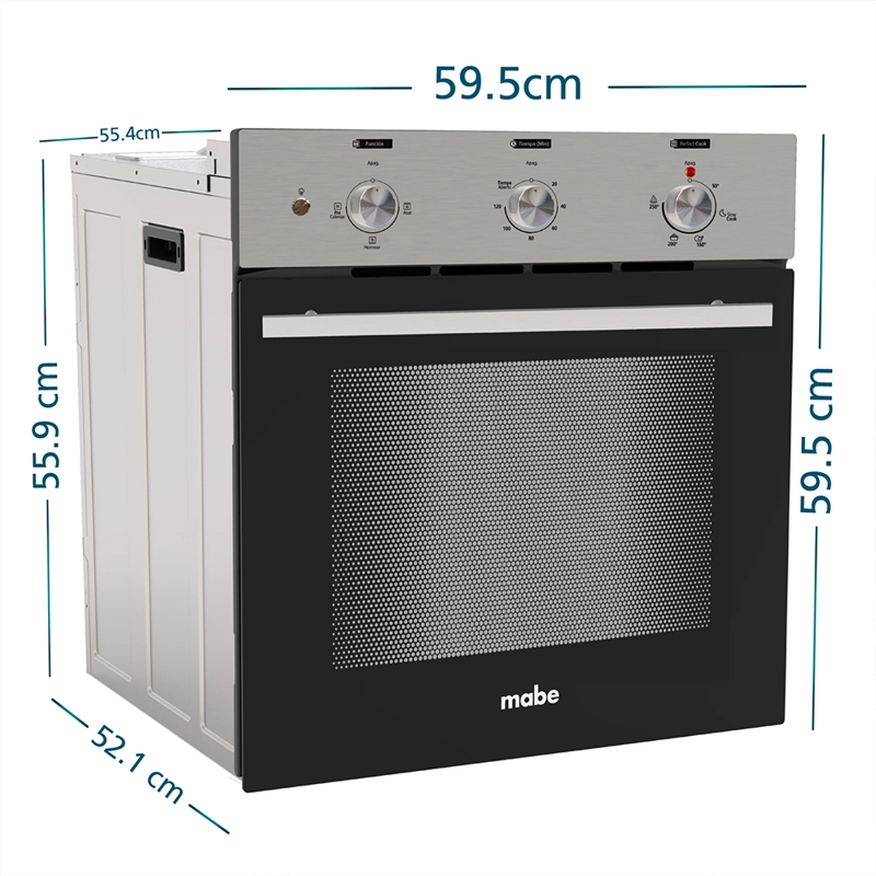 HORNO ELE CTRICO EMPOTRABLE 59L 220V 60CM HM6031EXAI0 MABE - 3