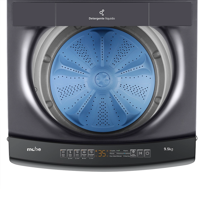 LAVADORA AUTOMATICA 9.5KG RECUBRIMIENTO ANTIBACTERIAL MABE LMA9520WDGCL0 - 10