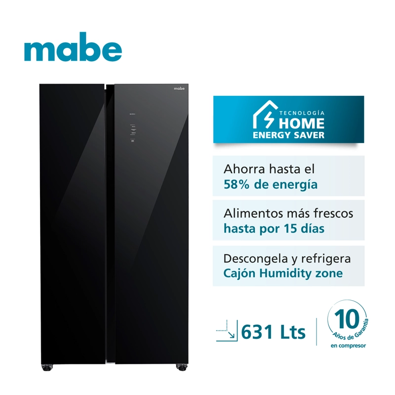 REFRIGERADOR TECINVERTER SIDE BY SIDE 631L MSC631LKLNG0 MABE - 2