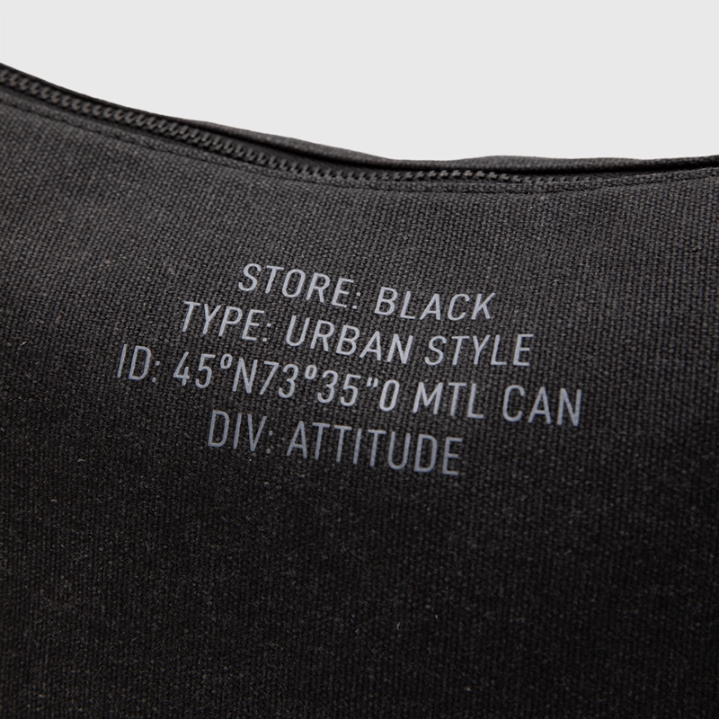 NECESER WAXED CANVAS BLACK BLACK BUBBA - 5