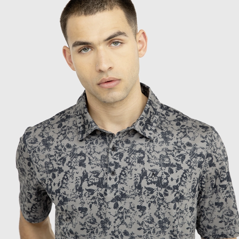 POLERA GOLF GRIS OSCURO BLACK BUBBA - 4