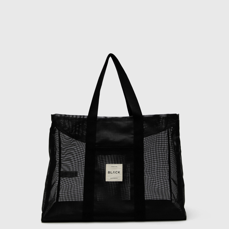 CARTERA TOTE MESH BLACK BLACK BUBBA - 1