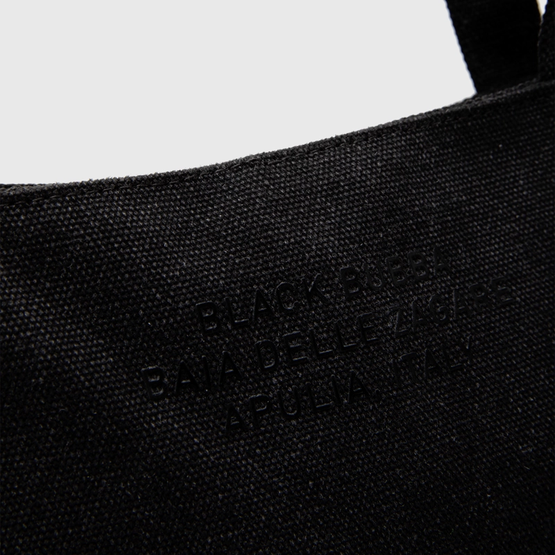 CARTERA TOTE BASIC CANVAS GREY BLACK BUBBA - 3