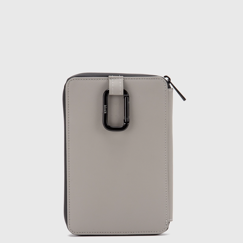 PASSPORT HOLDER TRAVEL TRANSIT BONE BLACK BUBBA - 3