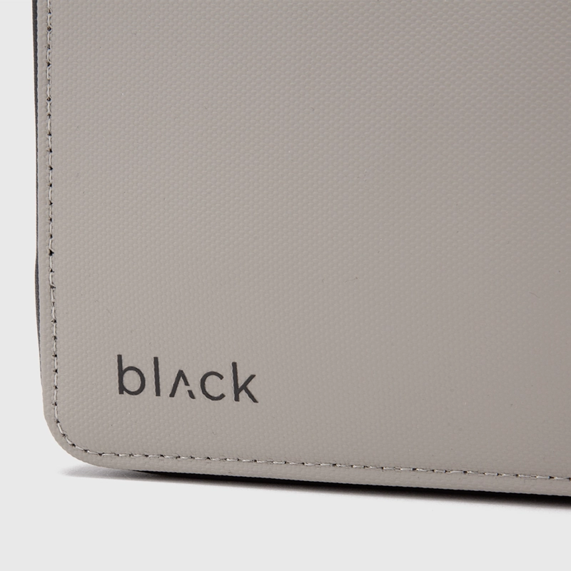 PASSPORT HOLDER TRAVEL TRANSIT BONE BLACK BUBBA - 6