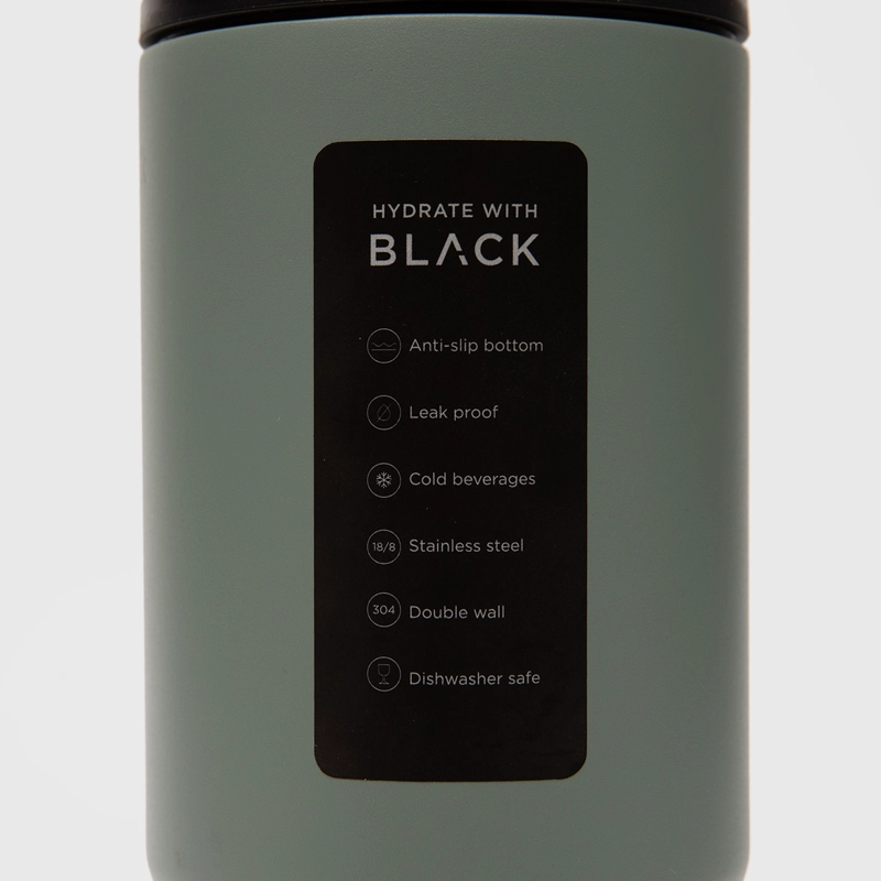 VASO TE RMICO MISTGREEN BLACK BUBBA - 8