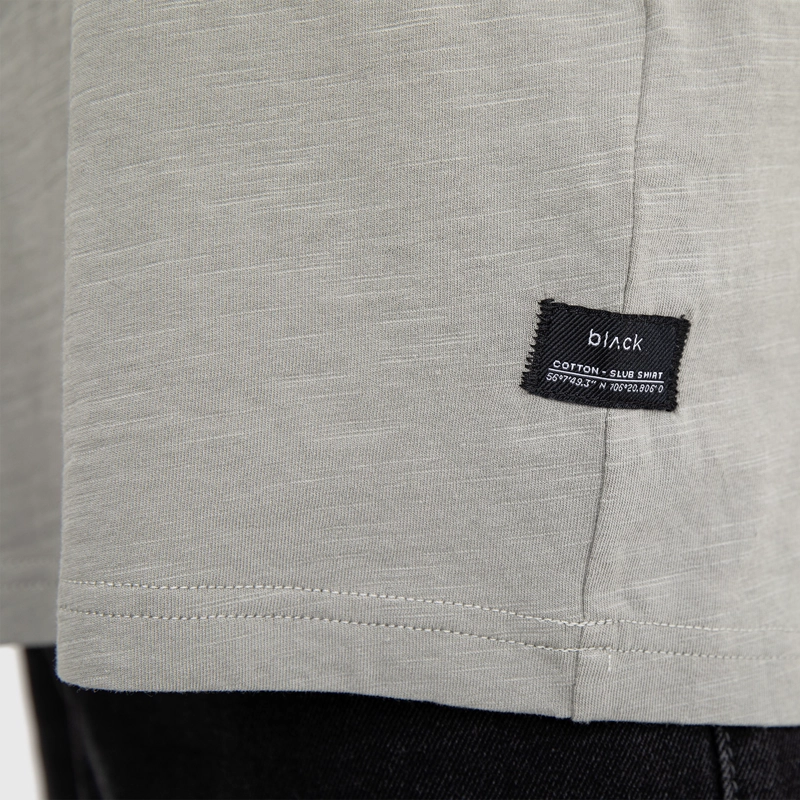 POLERA SLUB COTTON GRIS BLACK BUBBA - 4