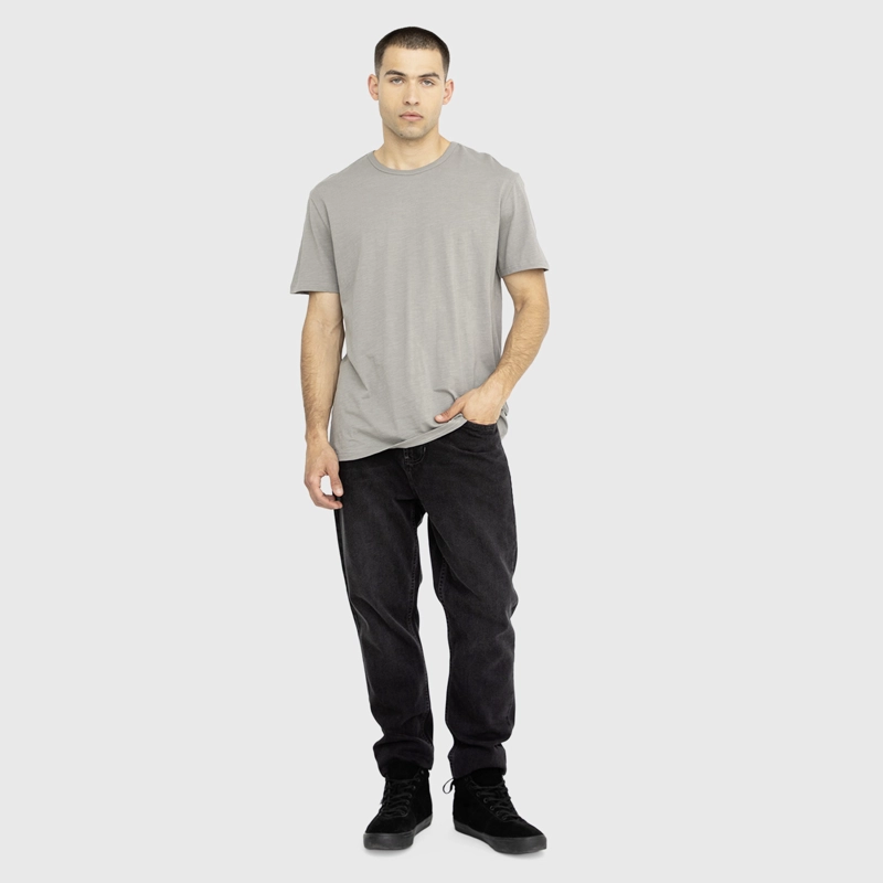 POLERA SLUB COTTON GRIS BLACK BUBBA - 5