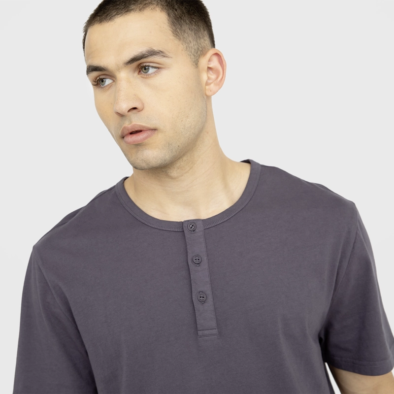 POLERA HENLEY STONE BLACK BUBBA - 3