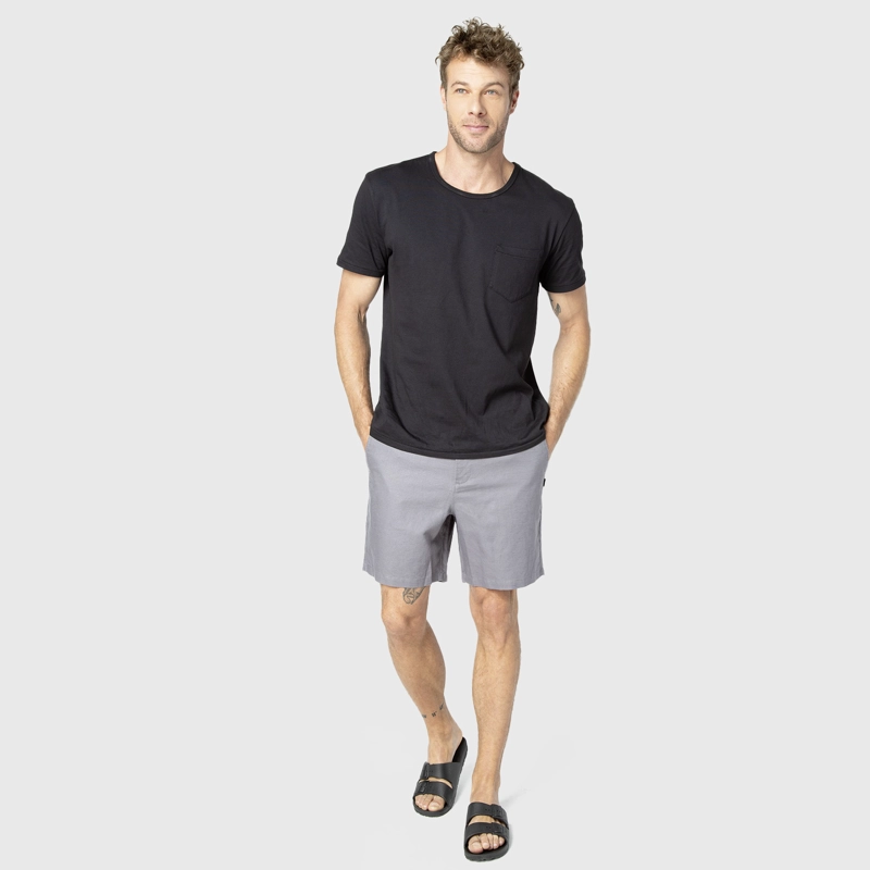 SHORT LINO GREY BLACK BUBBA - 3