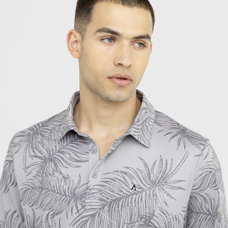 POLERA GOLF GRIS BLACK BUBBA - 3