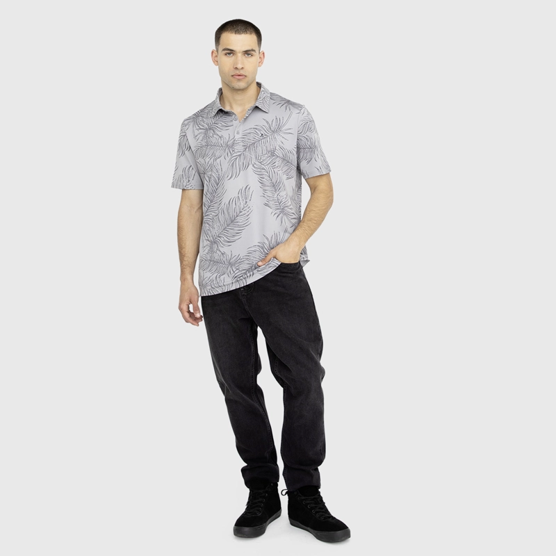 POLERA GOLF GRIS BLACK BUBBA - 6