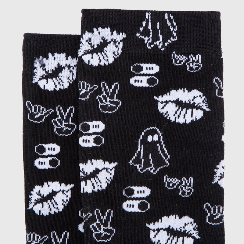 SET CALCETIN KISS BLACK BUBBA - 2