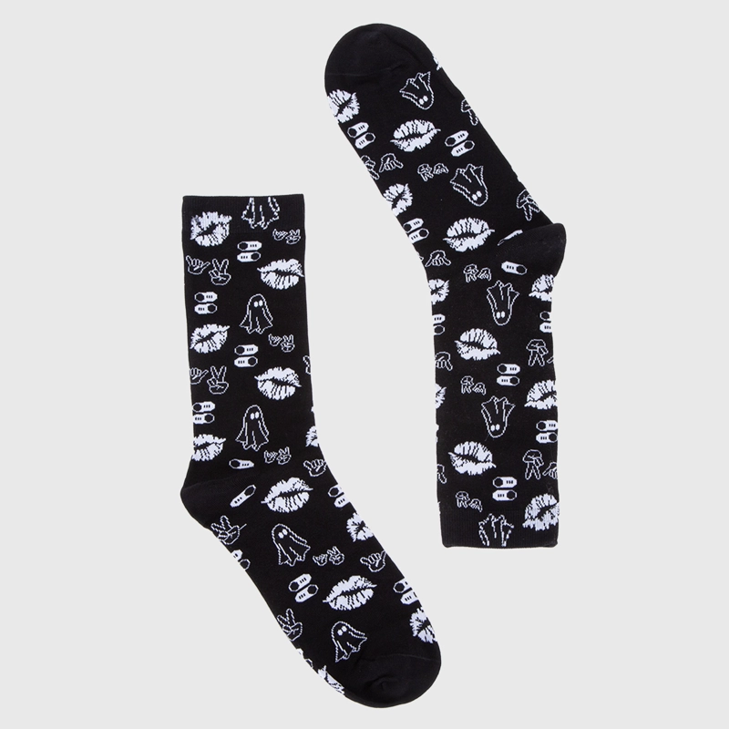 SET CALCETIN KISS BLACK BUBBA - 3