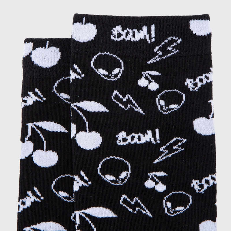 SET CALCETIN KISS BLACK BUBBA - 4