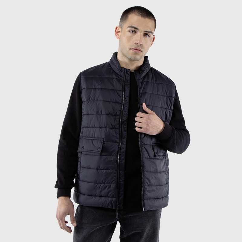 PARKA SIN MANGA BLACK BLACK BUBBA - 2