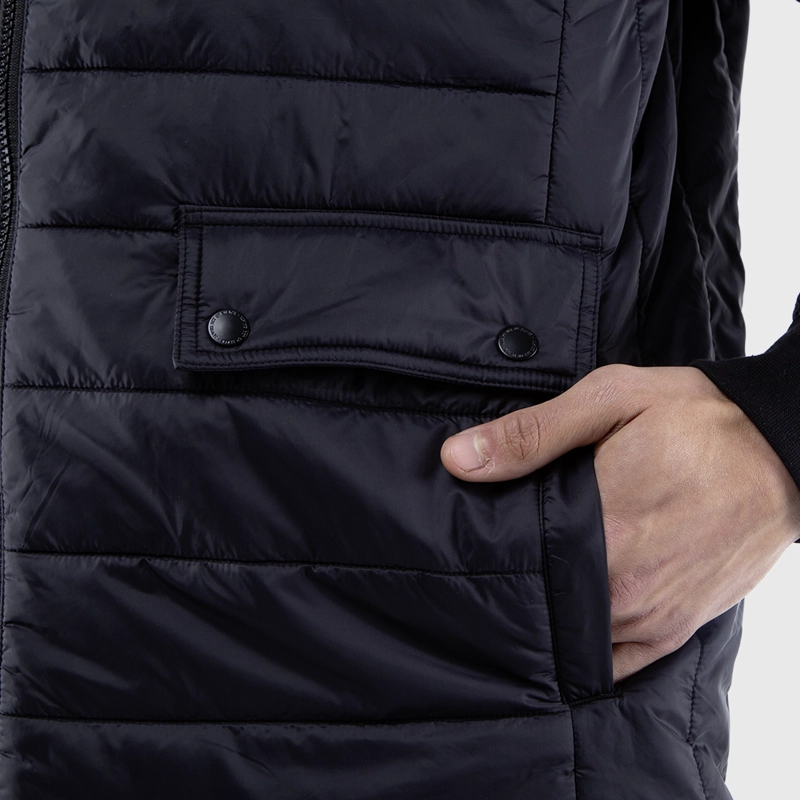 PARKA SIN MANGA BLACK BLACK BUBBA - 4