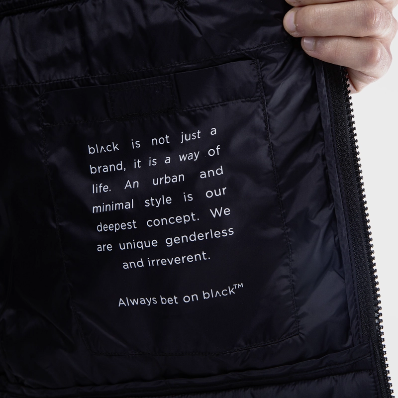 PARKA SIN MANGA BLACK BLACK BUBBA - 6