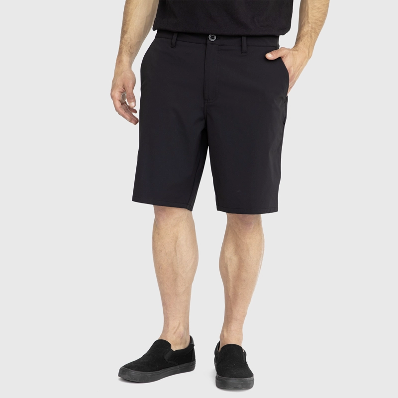 SHORT SPANDEX  BLACK BLACK BUBBA - 1