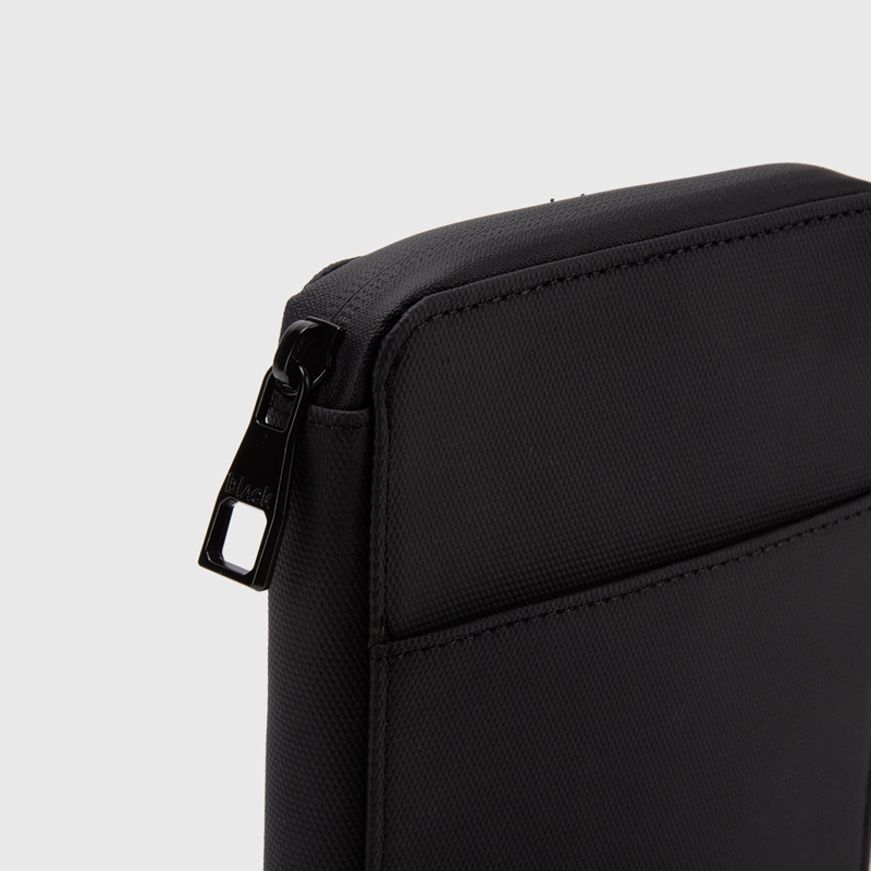 PASSPORT HOLDER TRAVEL TRANSIT BLACK BLACK BUBBA - 4
