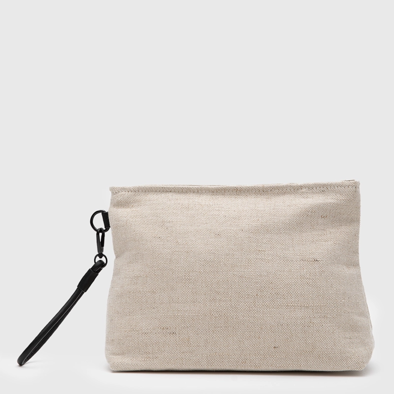 NECESER LINEN BEIGE BLACK BUBBA - 3