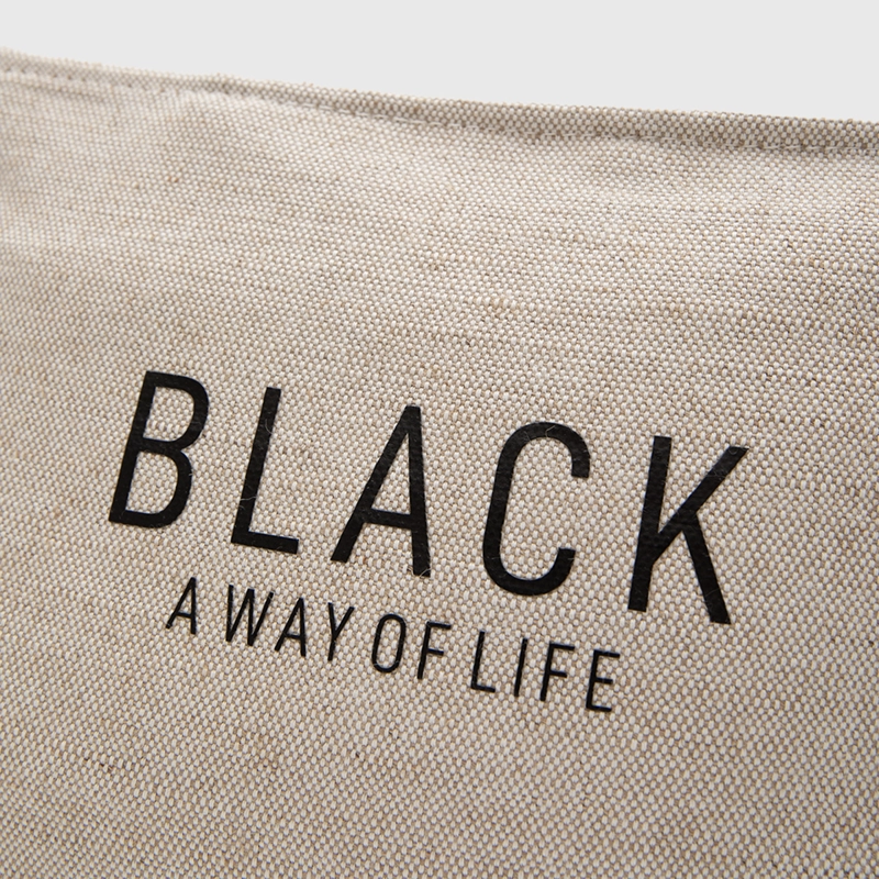NECESER LINEN BEIGE BLACK BUBBA - 5