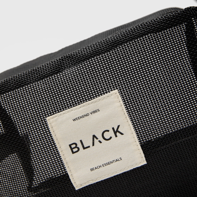 NECESER MESH BLACK BLACK BUBBA - 4