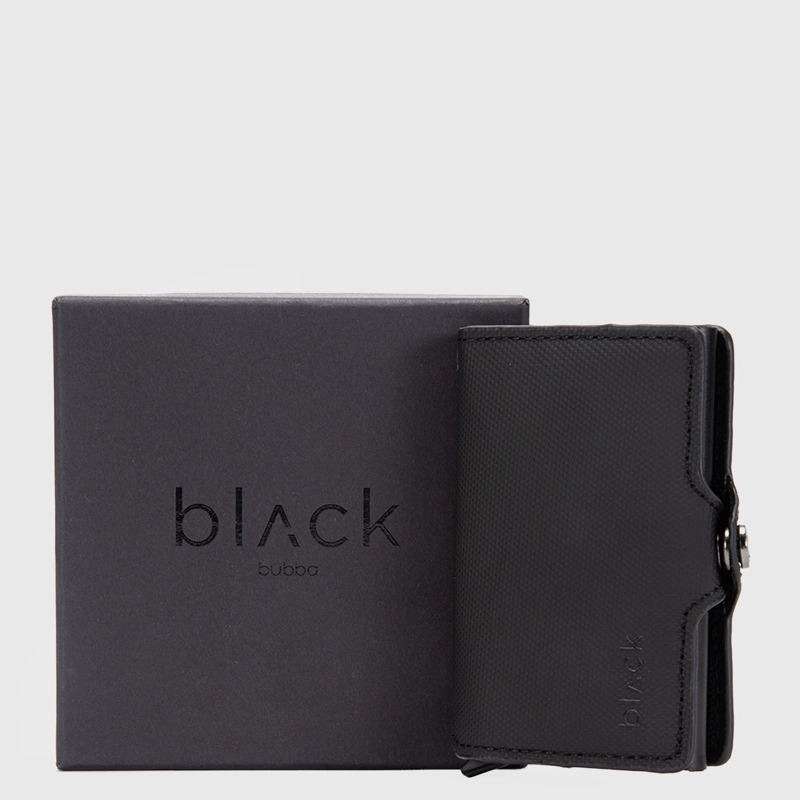 BILLETERA SMART SOHO BLACK BLACK BUBBA - 4