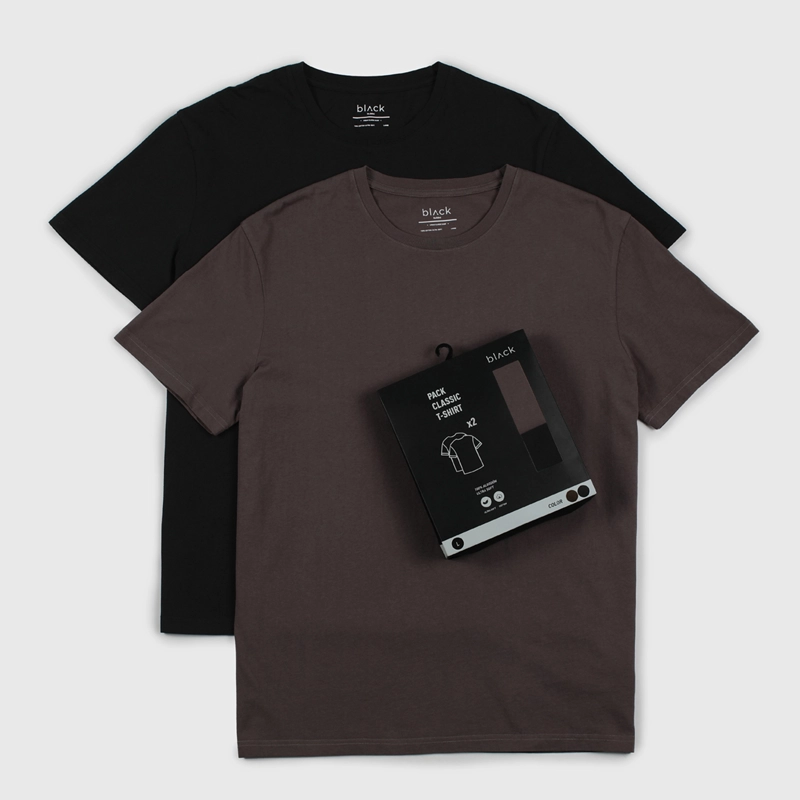 SET 2 POLERAS COLOR BLACK BUBBA - 1