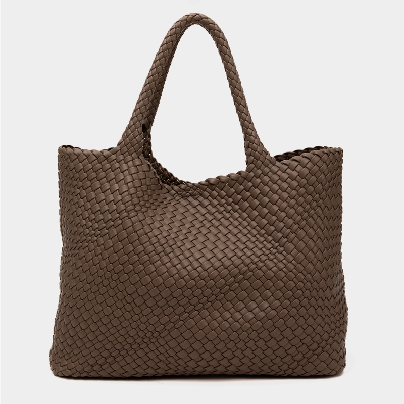 CARTERA TOTE BRAIDS BEIGE BLACK BUBBA - 3
