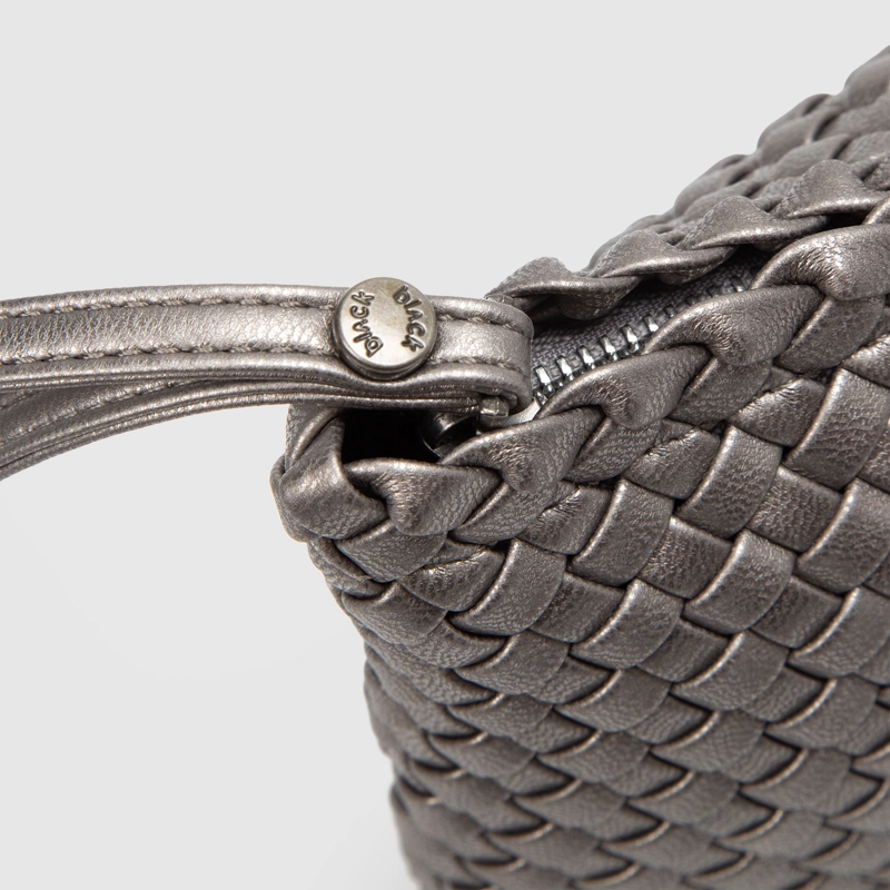 CARTERA CLUTCH VIENA SILVER BLACK BUBBA - 4