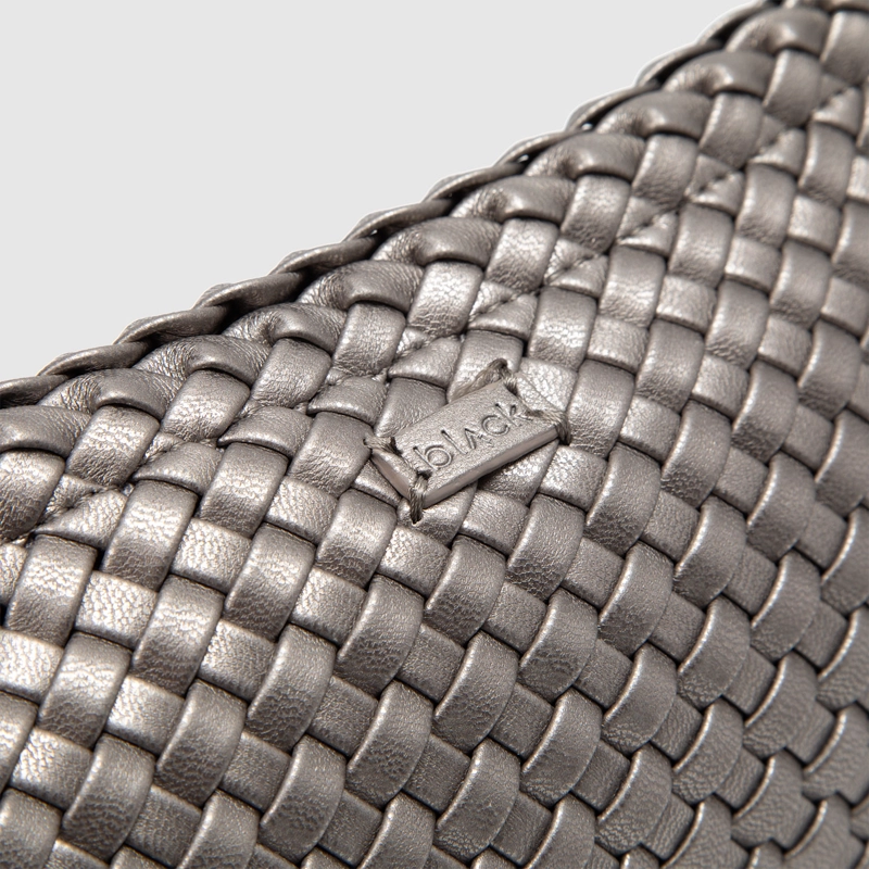 CARTERA CLUTCH VIENA SILVER BLACK BUBBA - 6