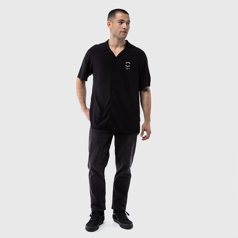 CAMISA VISCOSA ALWAYS BLACK BLACK BUBBA - 1
