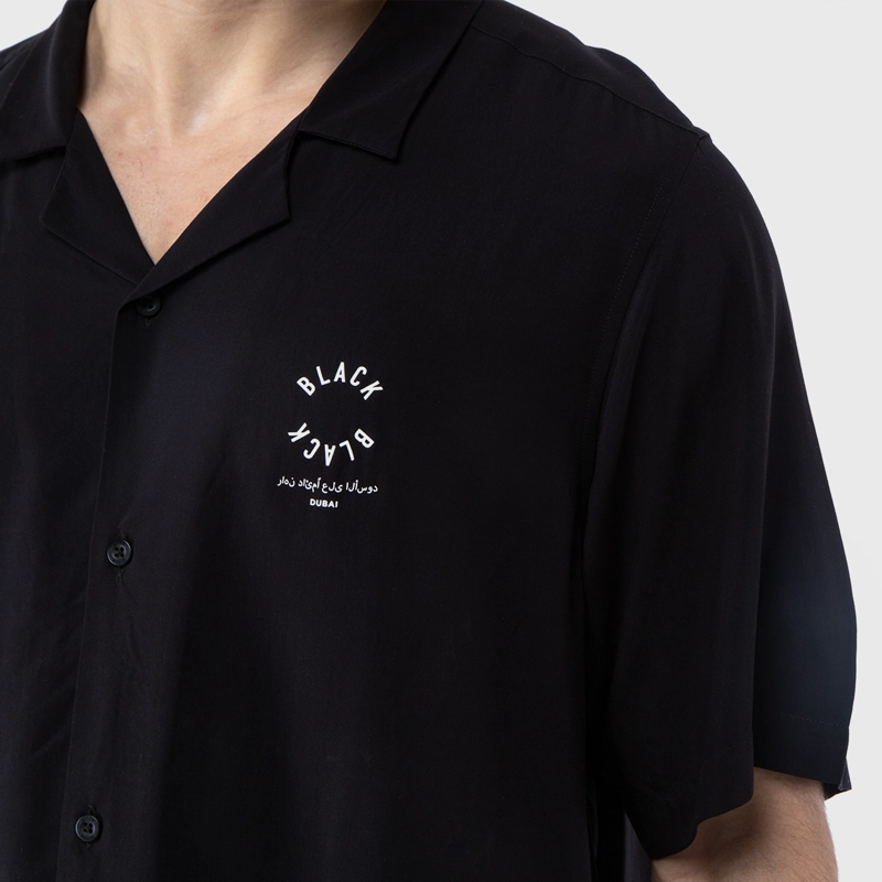 CAMISA VISCOSA ALWAYS BLACK BLACK BUBBA - 4