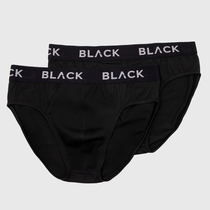 PACK CALZONCILLO BRIEFS BLACK BLACK BUBBA - 1