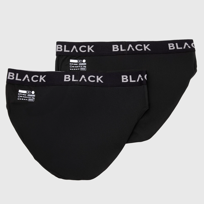 PACK CALZONCILLO BRIEFS BLACK BLACK BUBBA - 3