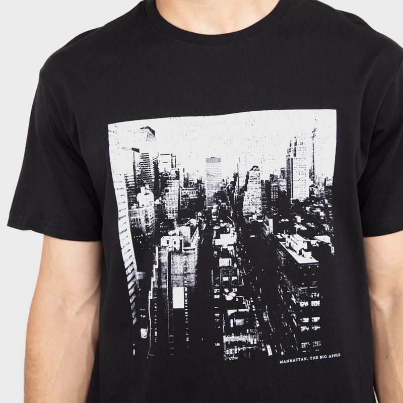 POLERA ON TOUR NEW YORK BLACK BLACK BUBBA - 4