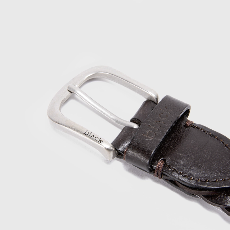 CINTURON BRAID BROWNE BLACK BUBBA - 3