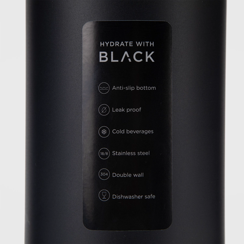 VASO TE RMICO BLACK BLACK BUBBA - 8