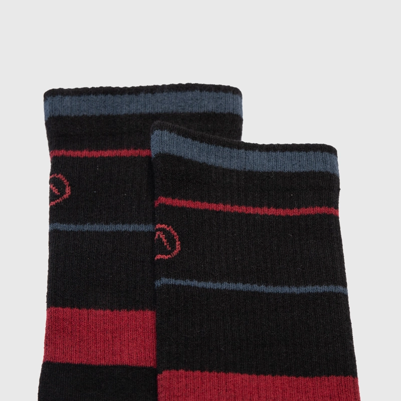LONG SOCKS LINE STRETCH RED & BLUE BLACK BUBBA - 3