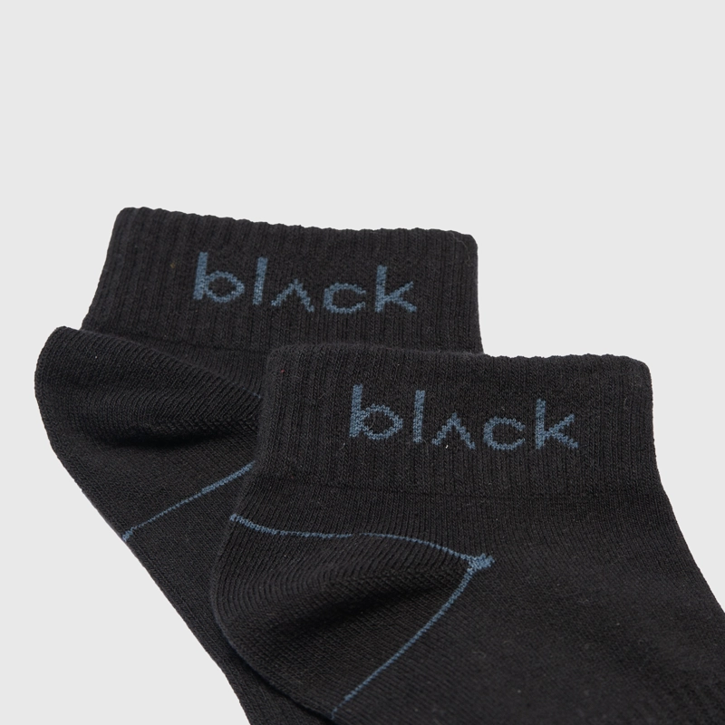 SHORT SOCKS LINE STRETCH BLUE BLACK BUBBA - 3