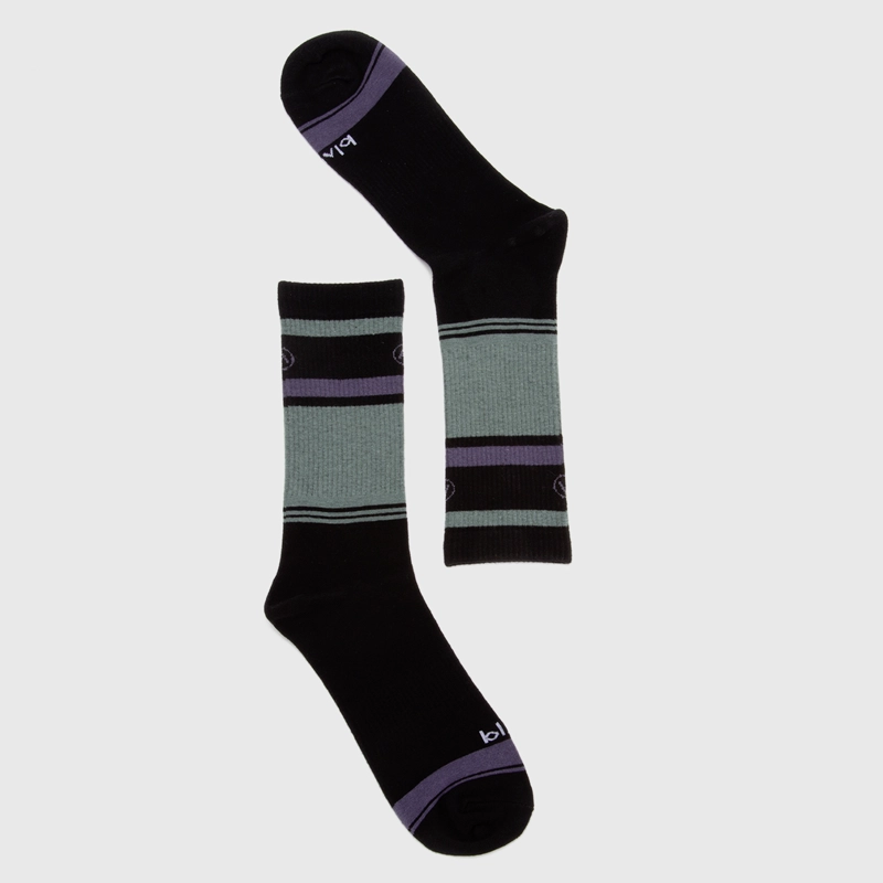 CALCETIN LOGO VERDE BLACK BUBBA - 2