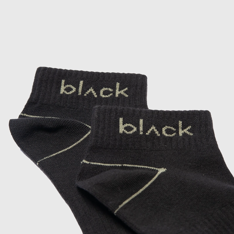 SHORT SOCKS LINE STRETCH GREEN BLACK BUBBA - 3