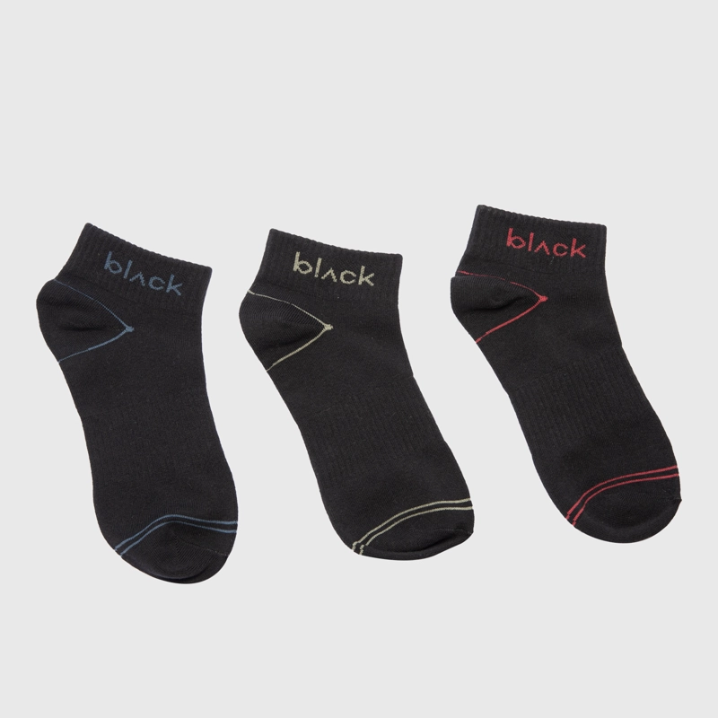 SHORT SOCKS LINE STRETCH GREEN BLACK BUBBA - 4