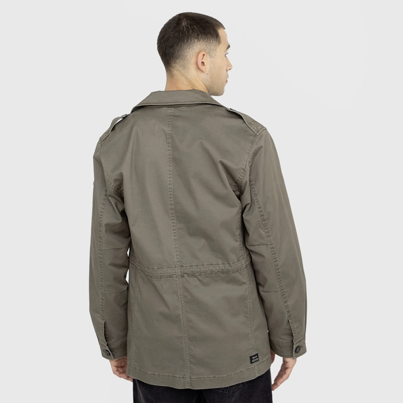 CHAQUETA ULTRA LIGHT VERDE MILITAR BLACK BUBBA - 2
