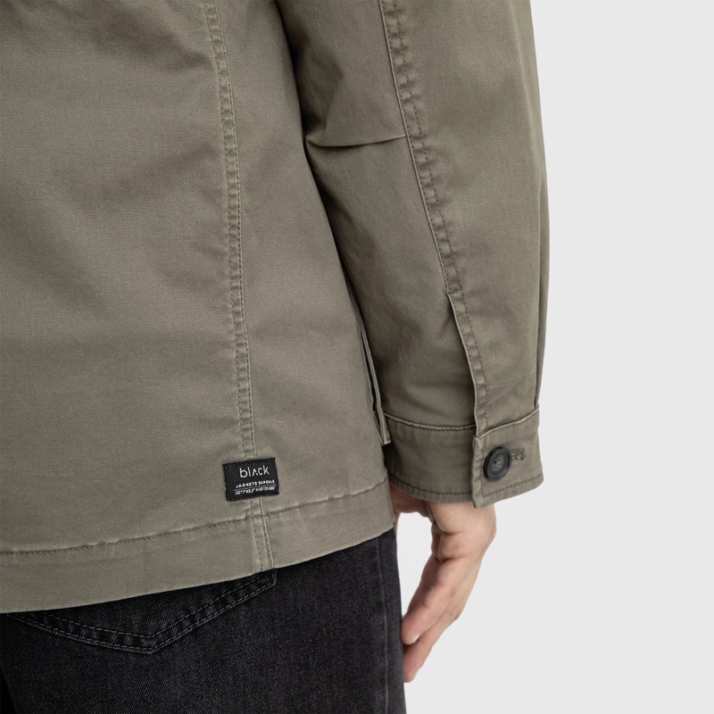CHAQUETA ULTRA LIGHT VERDE MILITAR BLACK BUBBA - 4