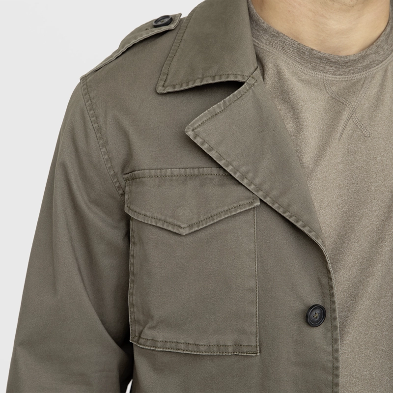 CHAQUETA ULTRA LIGHT VERDE MILITAR BLACK BUBBA - 5